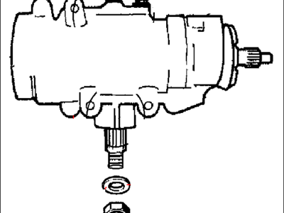 Jeep 52088993AD GEAR Power Steering