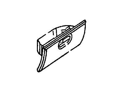Jeep 55115170 STRIKER Glove Box Door Latch