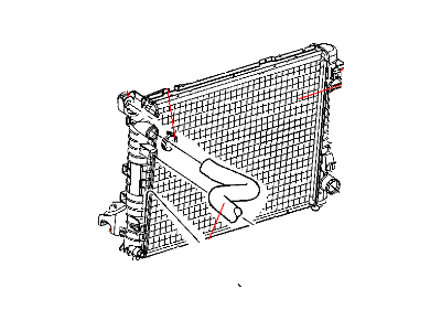 Dodge Ram 2500 Radiator - 5290803AB
