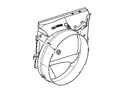 Dodge 52028851AD SHROUD Fan