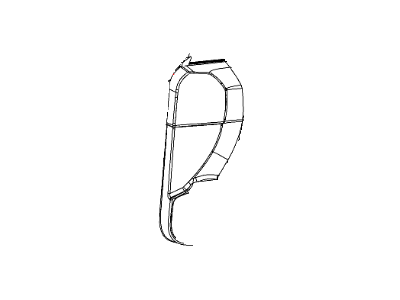 Dodge 1JG241DVAH PANEL Front Door Trim