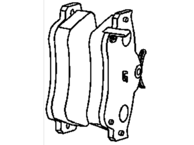 2007 Chrysler PT Cruiser Brake Pad - BHKH5662