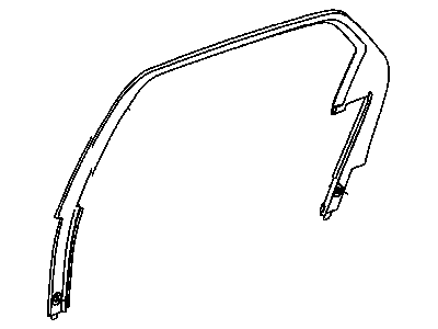 Mopar UX87DX9AD Molding Door Window Opening