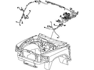 Dodge 56051641AC WIRING Headlamp to Dash