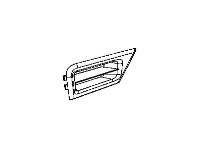Jeep 1FC54BD1AC GRILLE Lower Center I/P