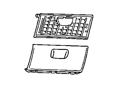 Dodge Caravan Glove Box - SC89YQLAA