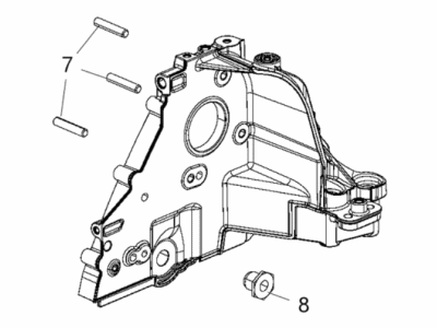 Jeep Wrangler Alternator Bracket - 68417946AA