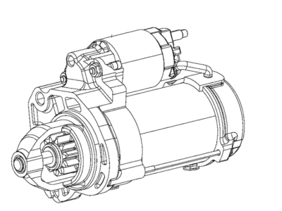 Chrysler Starter Motor - 68348376AA
