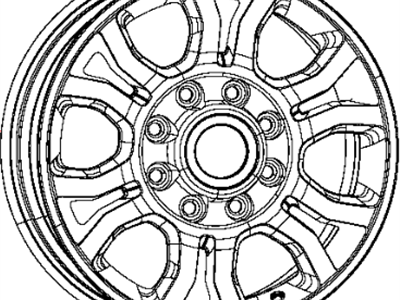 Ram Spare Wheel - 1UD29XZAAB