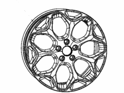 Chrysler 5SH90AAAAB WHEEL Aluminum