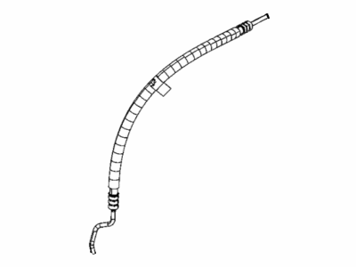 Ram Power Steering Hose - 68453716AA