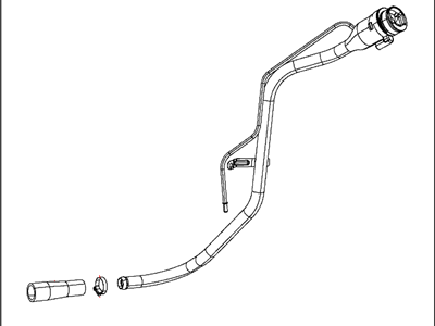 Chrysler 4584554AG TUBE Fuel Filler