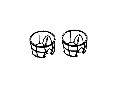 Mopar 68020625AA Cup Holder, Front Center