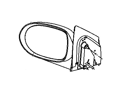 2007 Dodge Caliber Car Mirror - 5160045AA