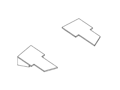 Ram 68266766AA SUPPORT Load Floor