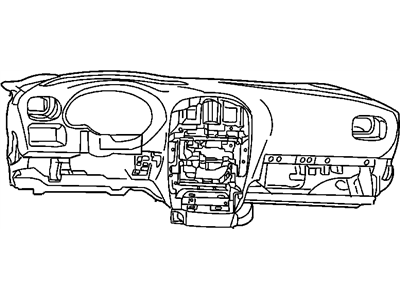 Dodge WS30BD5AA END CAP Instrument Panel