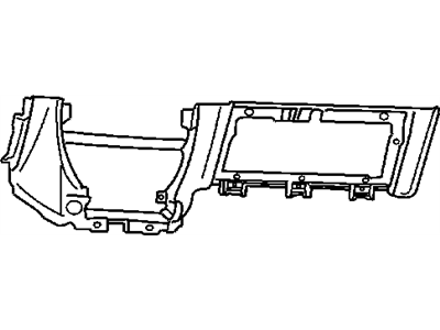 Dodge SC871D5AA PANEL Instrument Lower