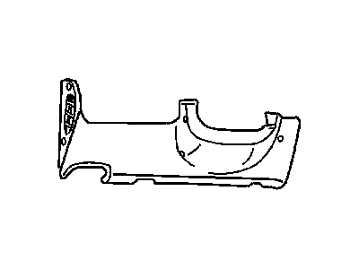 Dodge RR43BD5AC COVER Instrument Panel Steering Column Opening