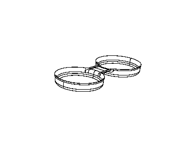 Chrysler 68137444AA MAT Console Cup Holder