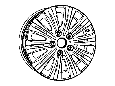 Ram C/V Spare Wheel - 1SP67SZWAB