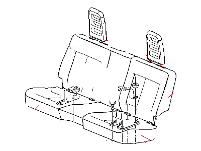 2006 Dodge Dakota Seat Cushion - 1EJ911D5AA