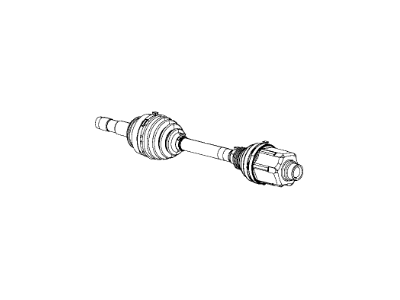 Ram 68159666AA SHAFT Axle Half Right