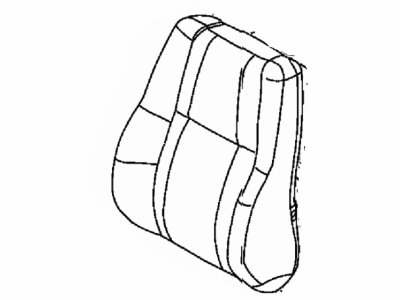 Dodge 5RV73JRRAA COVER Front Seat Back
