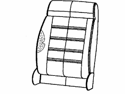 Jeep 6DD69JFJAB COVER Front Seat Back