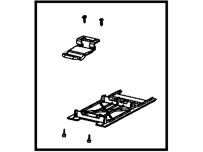 Jeep 1QF721K2AA CLOSE OUT KIT Floor Console Part Includes Lower Slider