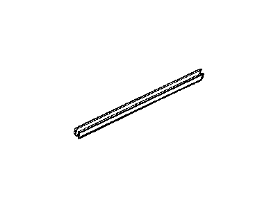 Chrysler 4894474AD WEATHERSTRIP Front Door Belt Inner