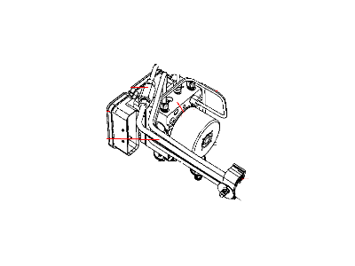 Mopar 68049869AA Module Anti-Lock Brake System