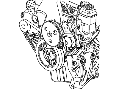 Chrysler 4668252 PULLEY Power Steering Pump