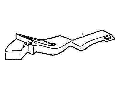 Dodge 4885393AB DUCT Air Outlet Distribution