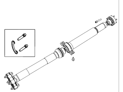 2020 Jeep Grand Cherokee Drive Shaft - 53010967AB