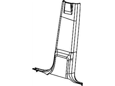 Ram 1DX56DK2AB PANEL B Pillar Lower Trim