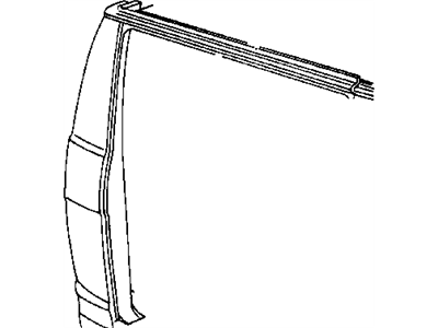 Dodge 55359081AA RAIL Roof Side Corner