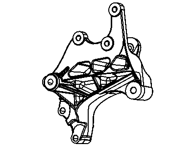 Dodge 4891593AA BRACKET Power Steering Pump Power Steering Backet and Accessory Drive Bracket Do Bolt Together to Form One Large Bracket