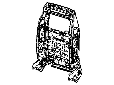 Dodge 4610145AB FRAME Front Seat Back