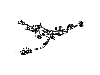 Ram 68102103AB WIRING Seat Cushion Driver