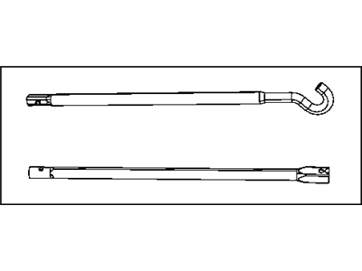 Dodge 68046304AB EXTENSION KIT JACK HANDLE