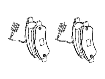 Ram Brake Pad - 68351872AA
