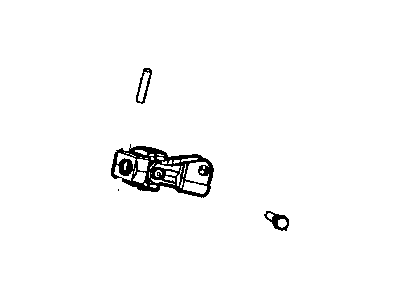 Dodge 4698256AB COUPLING Steering