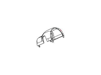 Jeep Cherokee Steering Column Cover - 1WN01DX9AA