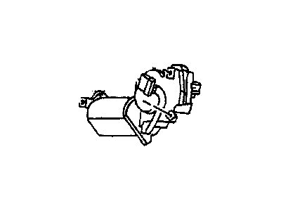 Jeep 55156278AA MOTOR Windshield wiper