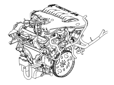 Dodge R4892375AC ENGINE Long Block