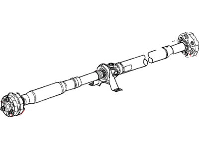 2010 Dodge Challenger Drive Shaft - 4593857AB