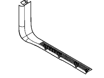 Ram 5HP42XDVAA PANEL Cowl Side Trim