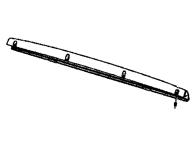 Mopar 6508483AA Radiator Support Lock Nut, Lower