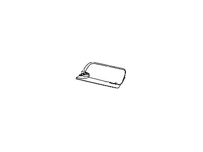 Dodge 1CK14DW1AB VISOR Right