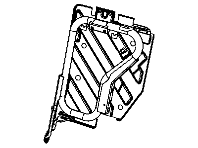 Jeep 68003011AA FRAME Rear Seat Back 40%